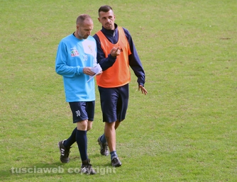 Il primo allenamento di Nofri al Rocchi