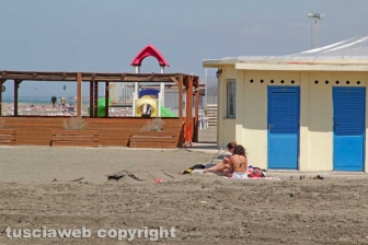 Tarquinia lido - Il primo weekend senza autocertificazione