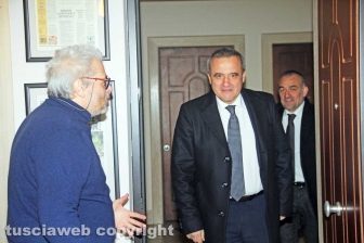 Il questore Fausto Vinci in visita a Tusciaweb