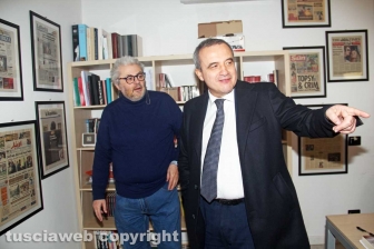 Il questore Fausto Vinci in visita a Tusciaweb