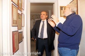 Il questore Fausto Vinci in visita a Tusciaweb