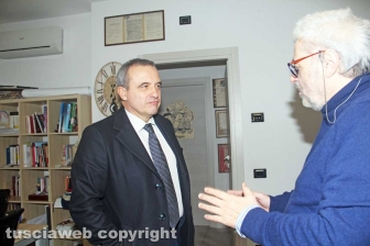 Il questore Fausto Vinci in visita a Tusciaweb