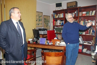 Il questore Fausto Vinci in visita a Tusciaweb