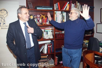 Il questore Fausto Vinci in visita a Tusciaweb