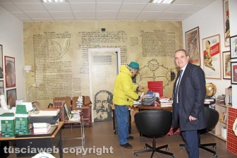 Il questore Fausto Vinci in visita a Tusciaweb
