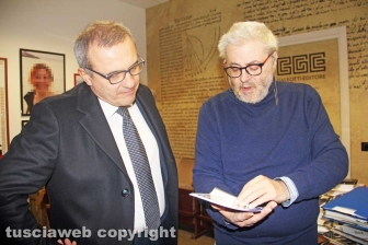 Il questore Fausto Vinci in visita a Tusciaweb