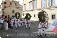 Un momento del giro delle sette chiese