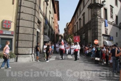 Un momento del giro delle sette chiese