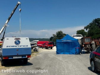 Lago di Vico - Ricerche del disperso - Il recupero del corpo di Luigi Cavallari