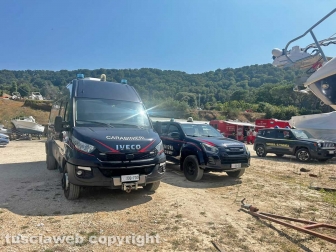 Lago di Vico - Ricerche del disperso - Il recupero del corpo di Luigi Cavallari