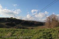 Tuscania - Il recupero dell\'elicottero precipitato - Il cavo elettrico tranciato