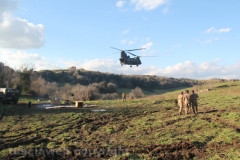 Recupero dell\'elicottero precipitato - L\'intervento di un CH-47 Chinook