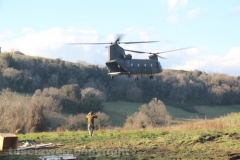 Recupero dell\'elicottero precipitato - L\'intervento di un CH-47 Chinook