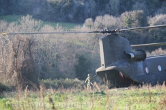 Recupero dell\'elicottero precipitato - L\'intervento di un CH-47 Chinook