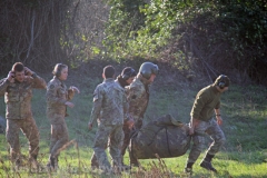 Tuscania - Il recupero dell\'elicottero precipitato