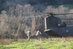 Recupero dell\'elicottero precipitato - L\'intervento di un CH-47 Chinook