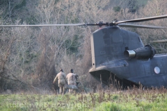 Recupero dell\'elicottero precipitato - L\'intervento di un CH-47 Chinook