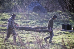 Tuscania - Il recupero dell\'elicottero precipitato