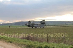 Il recupero di un Ab 206 che era crollato nei pressi di Tuscania