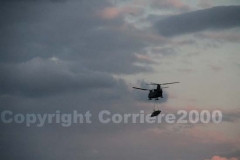 Il recupero di un Ab 206 che era crollato nei pressi di Tuscania