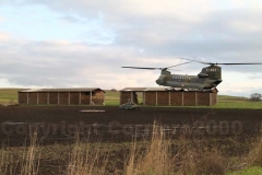 Il recupero di un Ab 206 che era crollato nei pressi di Tuscania