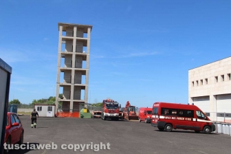 Il reparto operativo della caserma dei vigili del fuoco