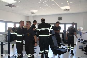 Il reparto operativo della caserma dei vigili del fuoco