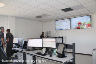 Il reparto operativo della caserma dei vigili del fuoco