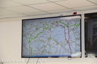 Il reparto operativo della caserma dei vigili del fuoco