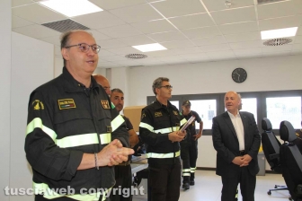 Il reparto operativo della caserma dei vigili del fuoco