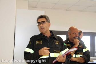 Il reparto operativo della caserma dei vigili del fuoco