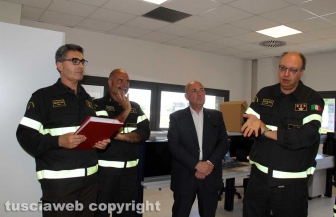 Il reparto operativo della caserma dei vigili del fuoco