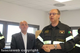 Il reparto operativo della caserma dei vigili del fuoco