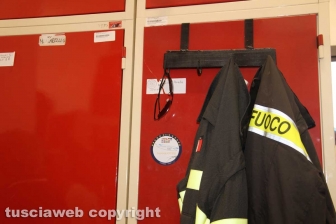 Il reparto operativo della caserma dei vigili del fuoco