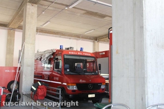 Il reparto operativo della caserma dei vigili del fuoco