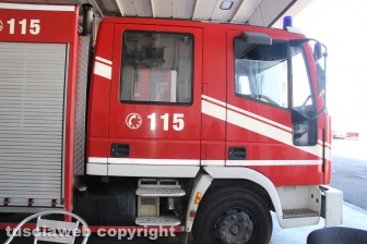 Il reparto operativo della caserma dei vigili del fuoco