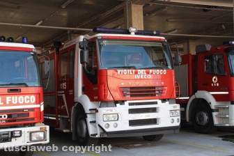 Il reparto operativo della caserma dei vigili del fuoco