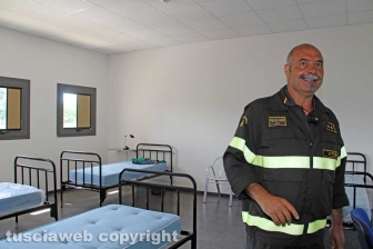 Il reparto operativo della caserma dei vigili del fuoco