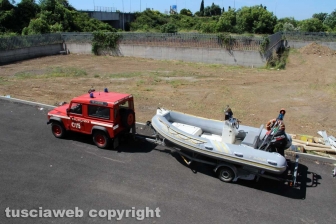 Il reparto operativo della caserma dei vigili del fuoco