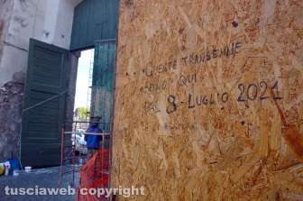 Il restauro di Porta della Verità