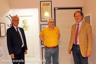 Il rettore dell'Unitus in visita a Tusciaweb