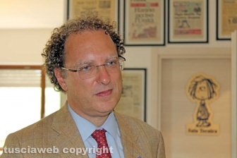 Il rettore dell'Unitus in visita a Tusciaweb