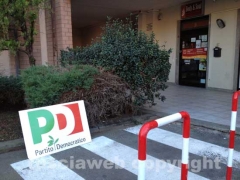 La sede del Pd in via Polidori