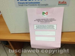 Il voto alle primarie del Pd