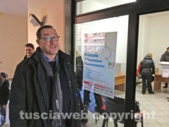 Il rettore Mancini vota alle primarie del Pd