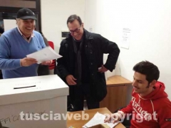 Il rettore Mancini vota alle primarie del Pd