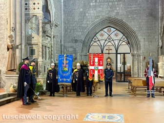 Basilica di San Francesco - Il ricordo del bombardamento su Viterbo del 17 gennaio 1944
