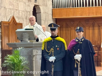 Basilica di San Francesco - Il ricordo del bombardamento su Viterbo del 17 gennaio 1944 - Padre Damian Frunza