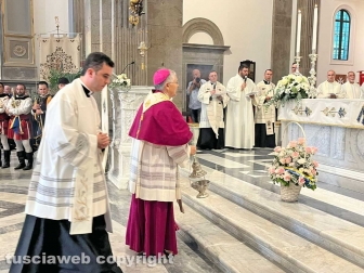 Patto d'amore Madonna della Quercia - Il vescovo Piazza