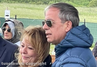 Madonna di Trevignano - La sedicente veggente Gisella Cardia col marito Gianni